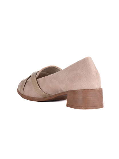 Women, Women Footwear, Beige Ballerinas