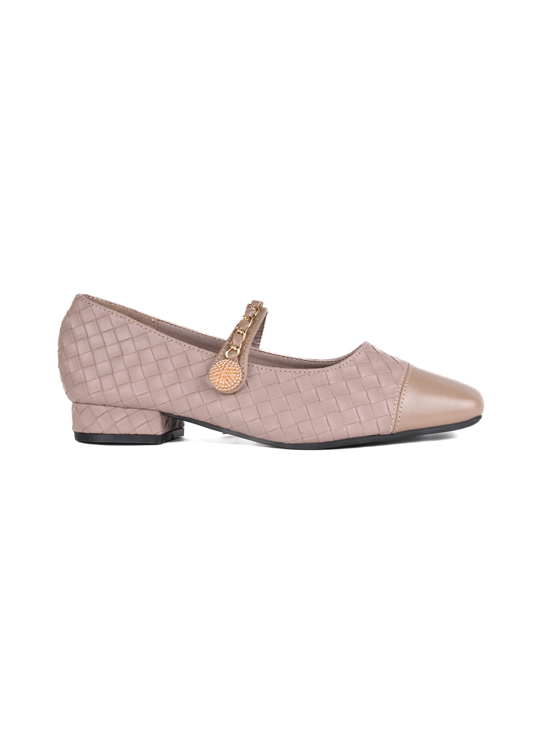 Women, Women Footwear, Beige Ballerinas