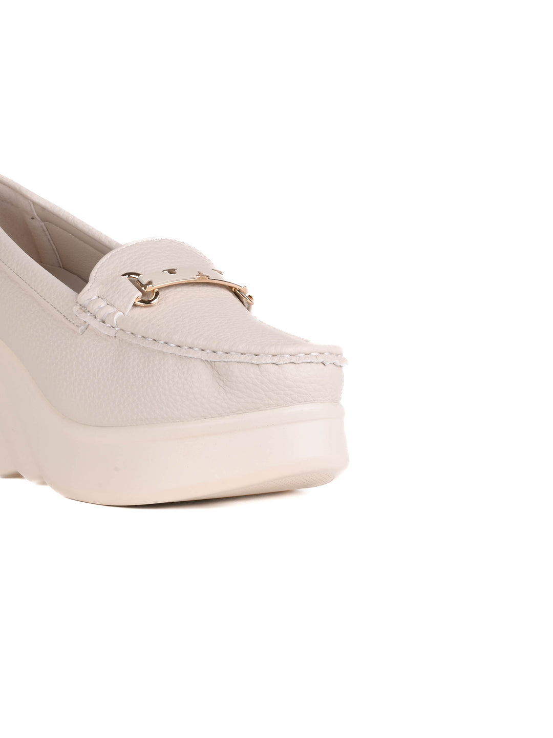 Women, Women Footwear, Off White Loafers