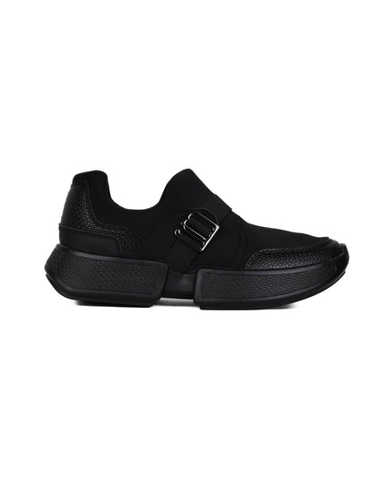 Women, Women Footwear, Black Sneakers