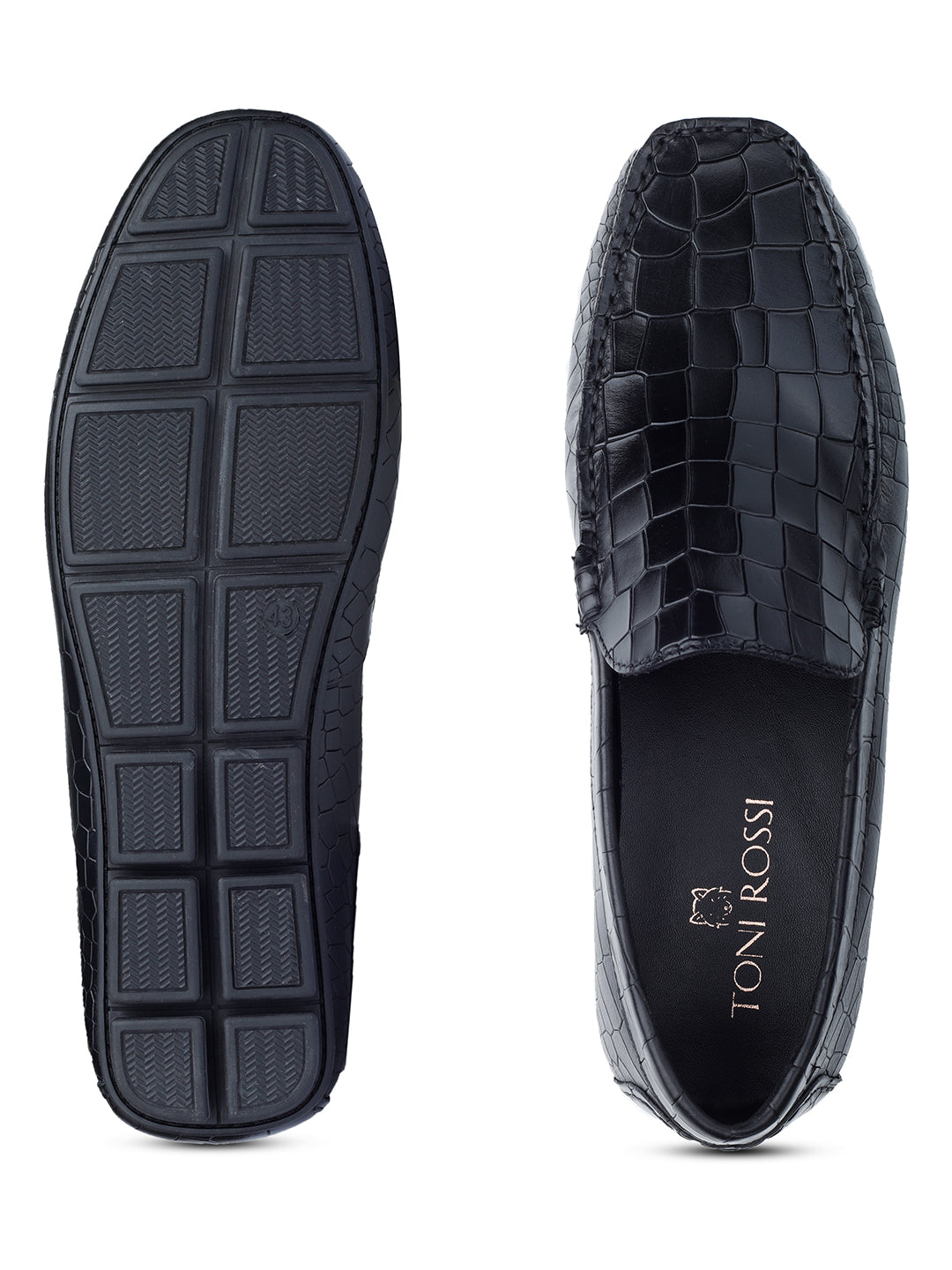 Footwear, Men Footwear, Black Loafers