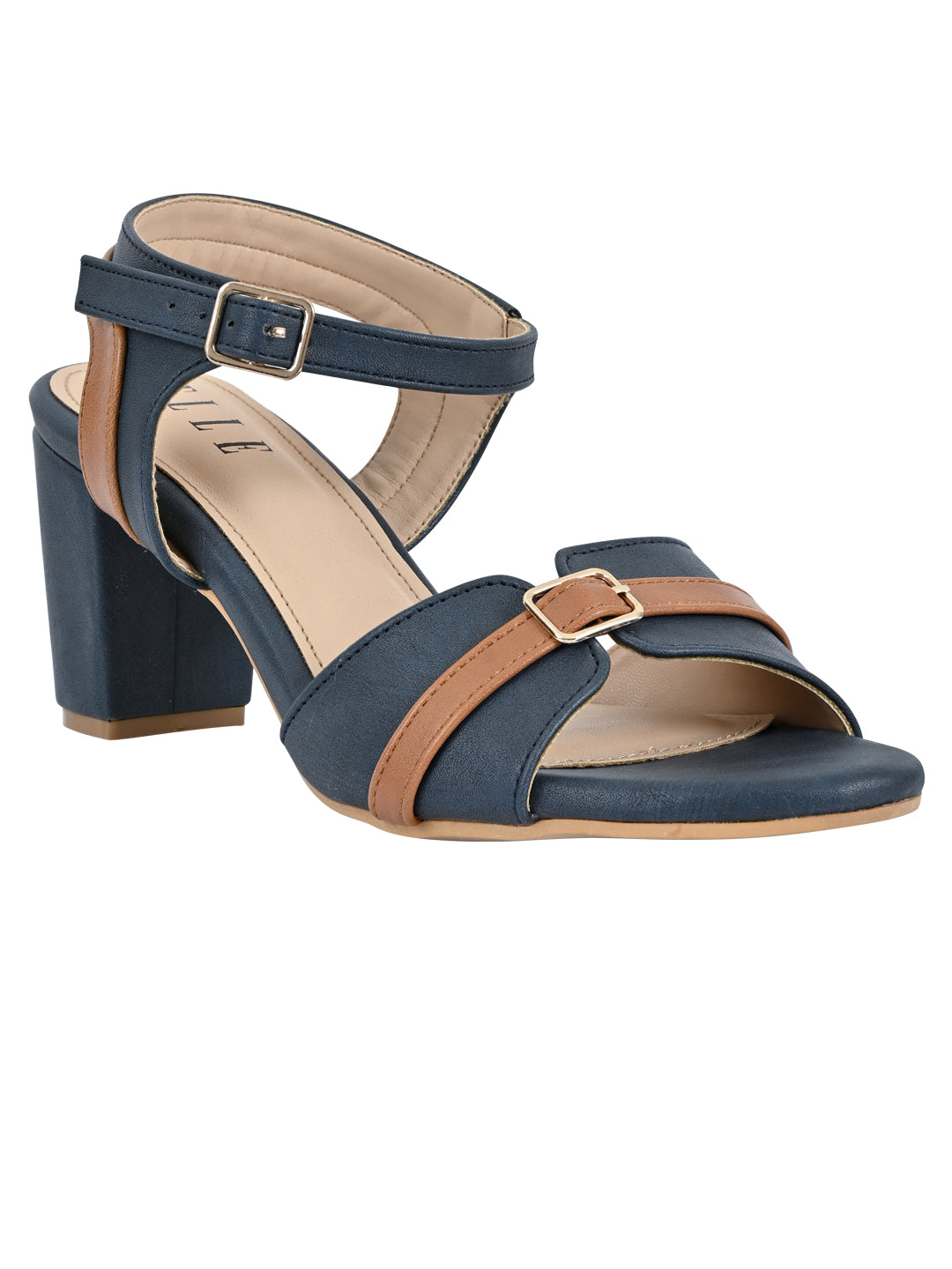 Footwear, Women Footwear, Navy Blue Sandals