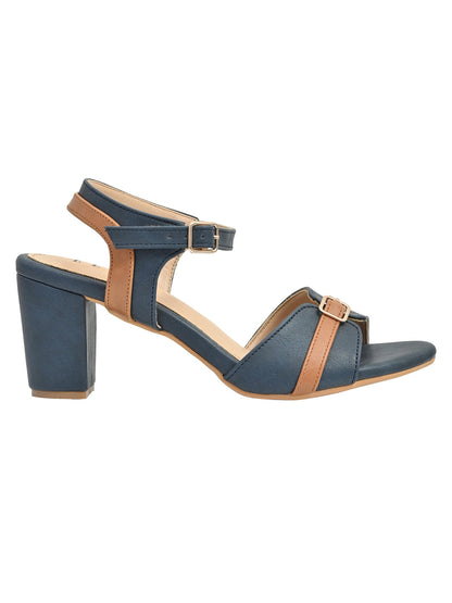 Footwear, Women Footwear, Navy Blue Sandals