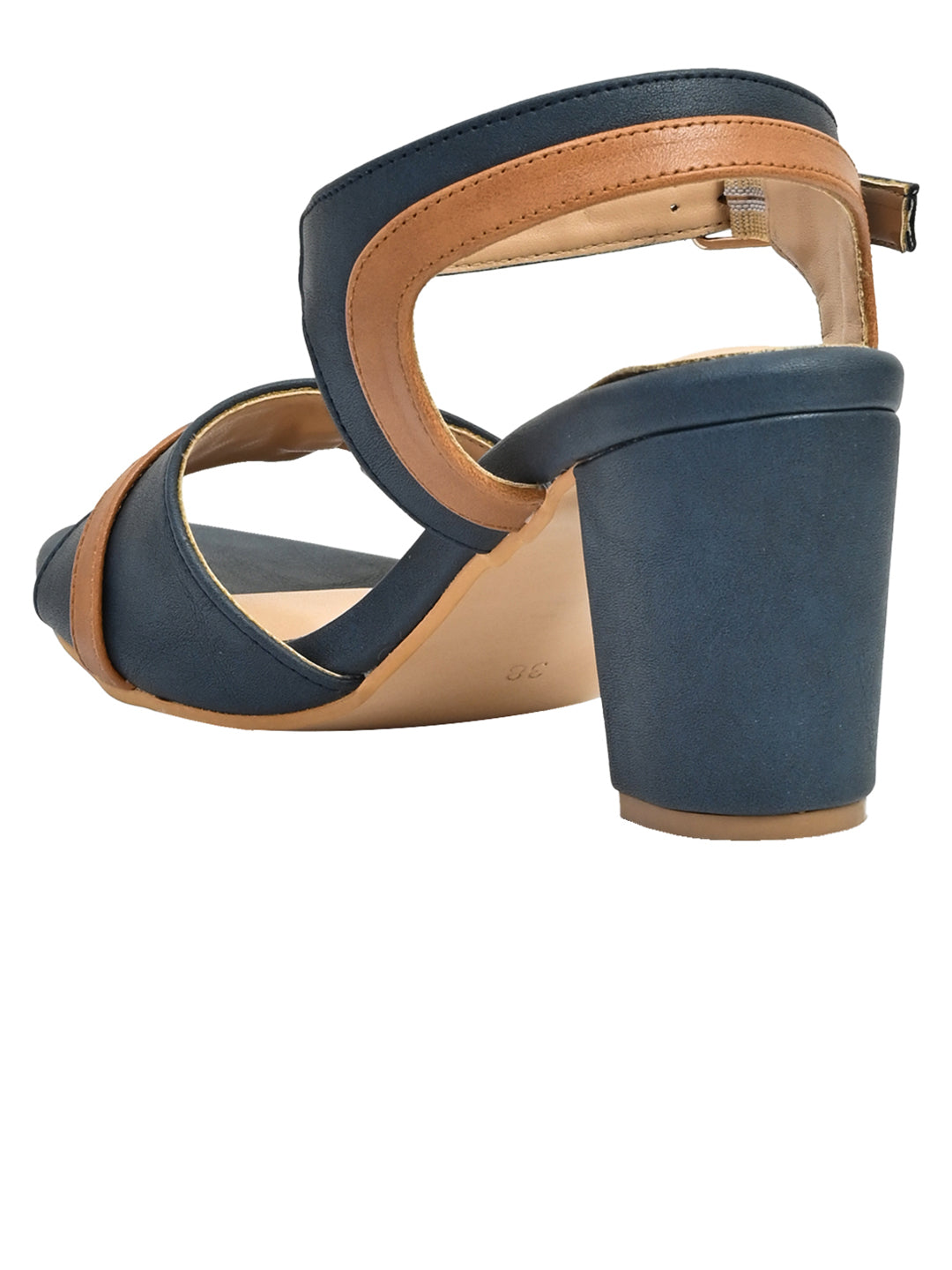 Footwear, Women Footwear, Navy Blue Sandals