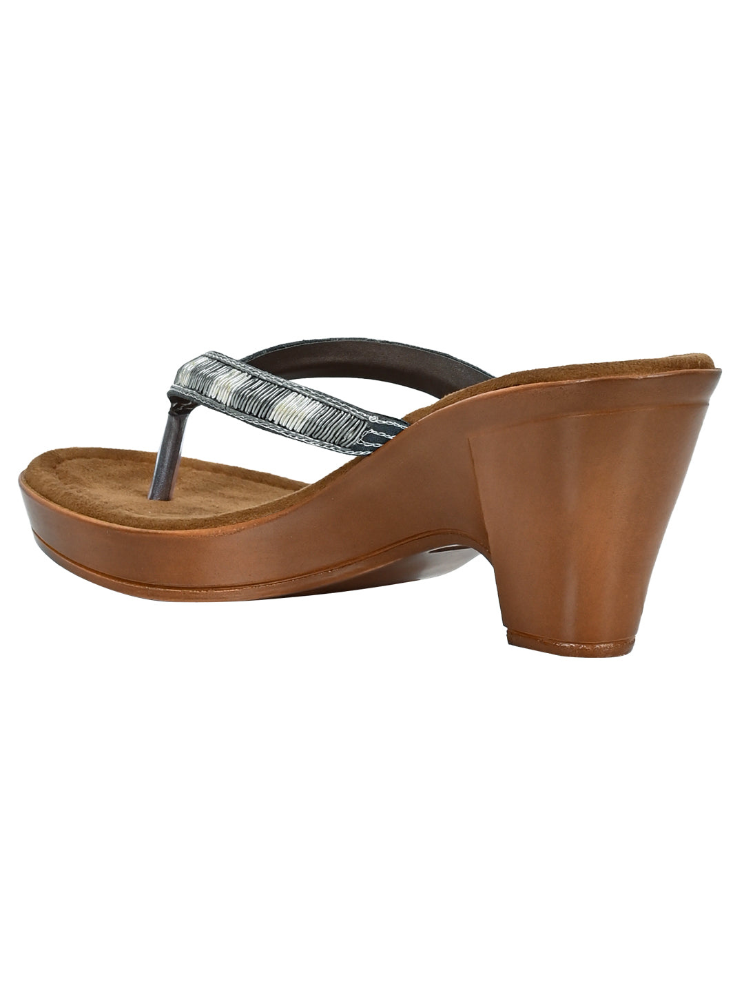 Footwear, Women Footwear, Silver Sandals