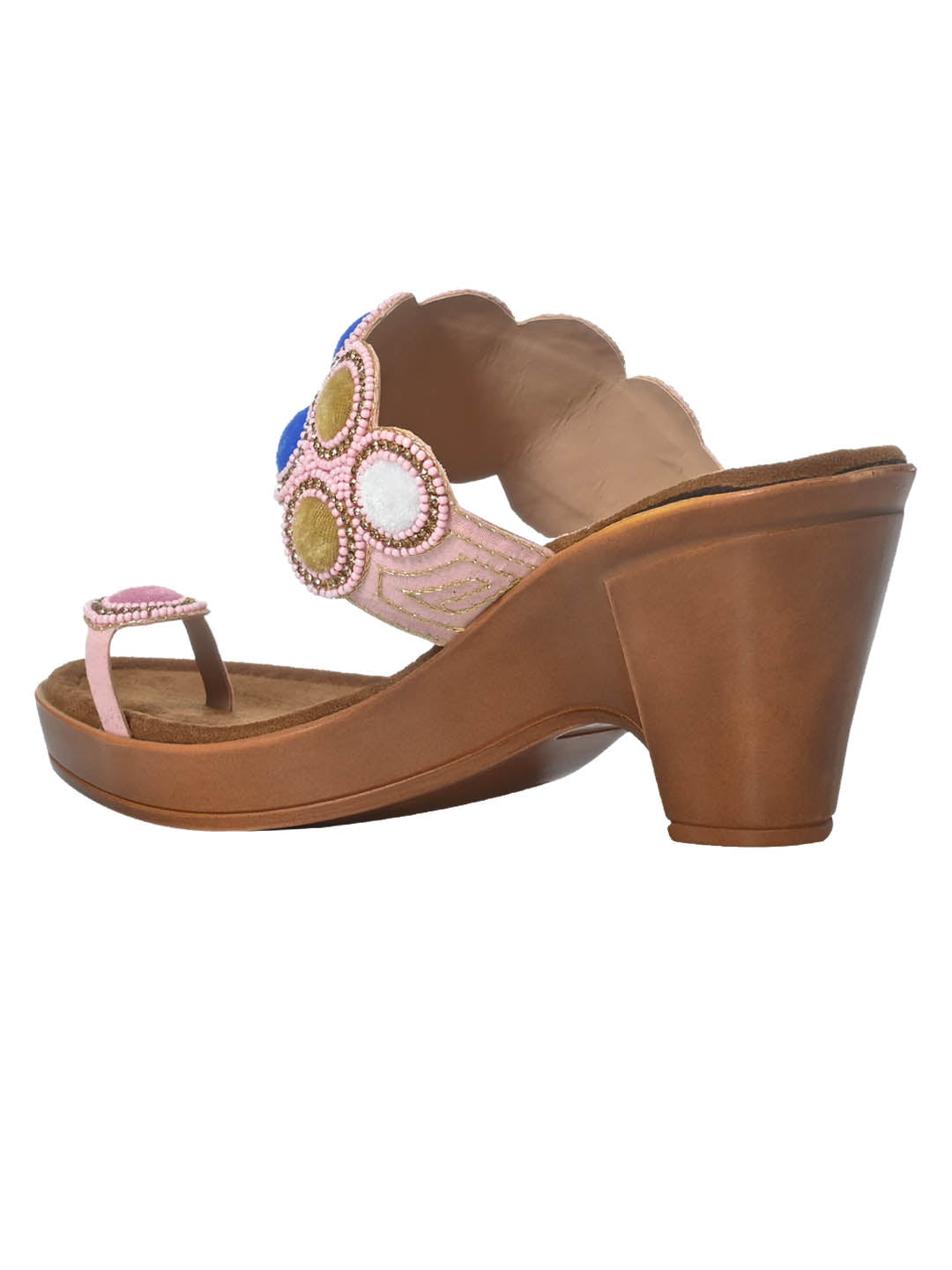 Footwear, Women Footwear, PINK, Heel Sandals