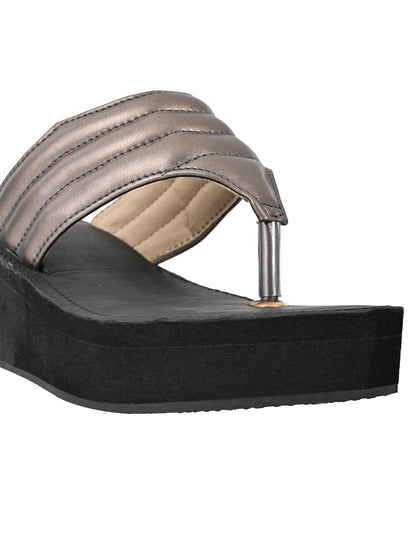 Footwear, Women Footwear, Grey Sandals