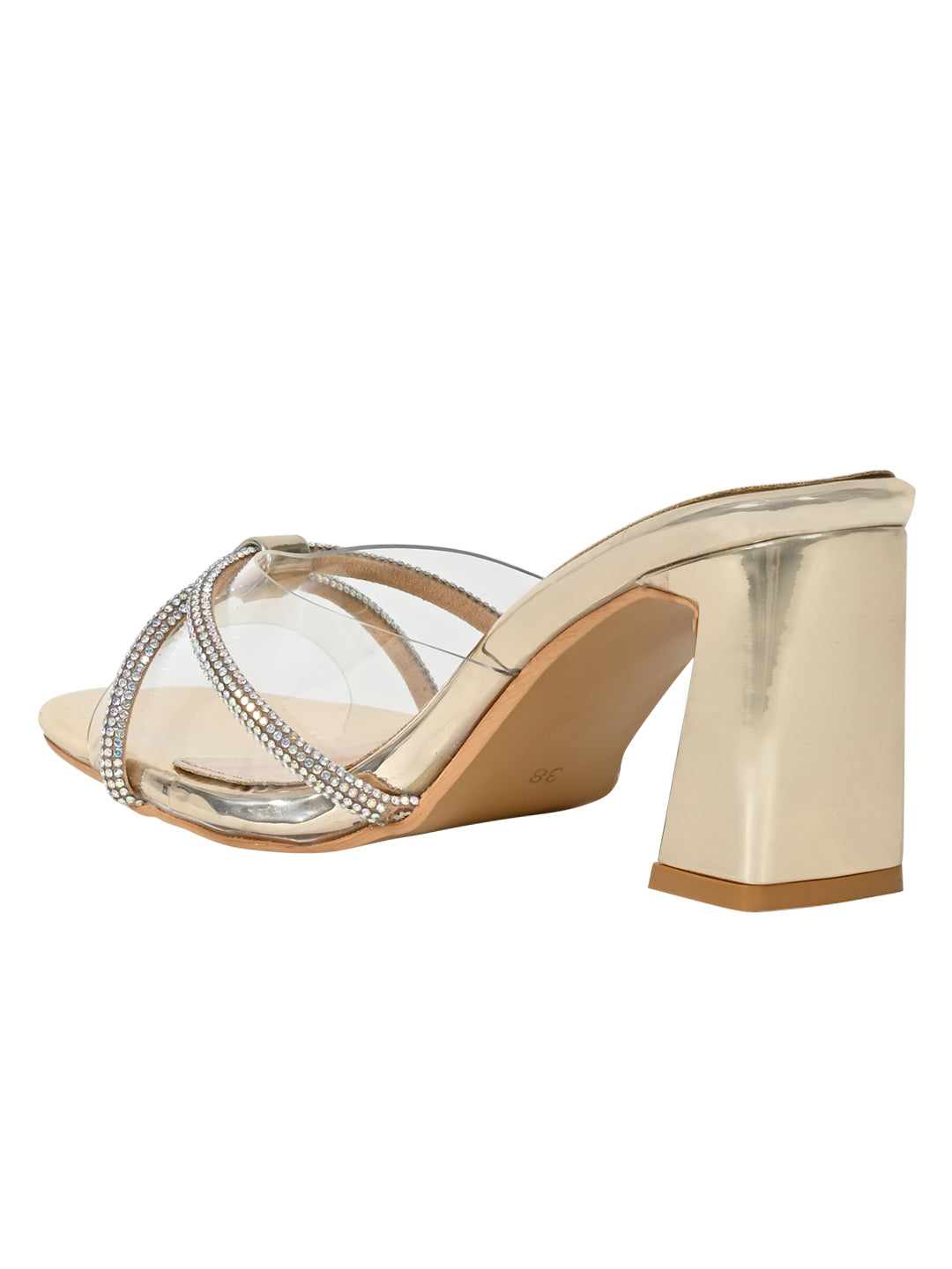 Footwear, Women Footwear, Golden Sandals