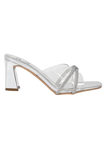 Footwear, Women Footwear, Silver Sandals