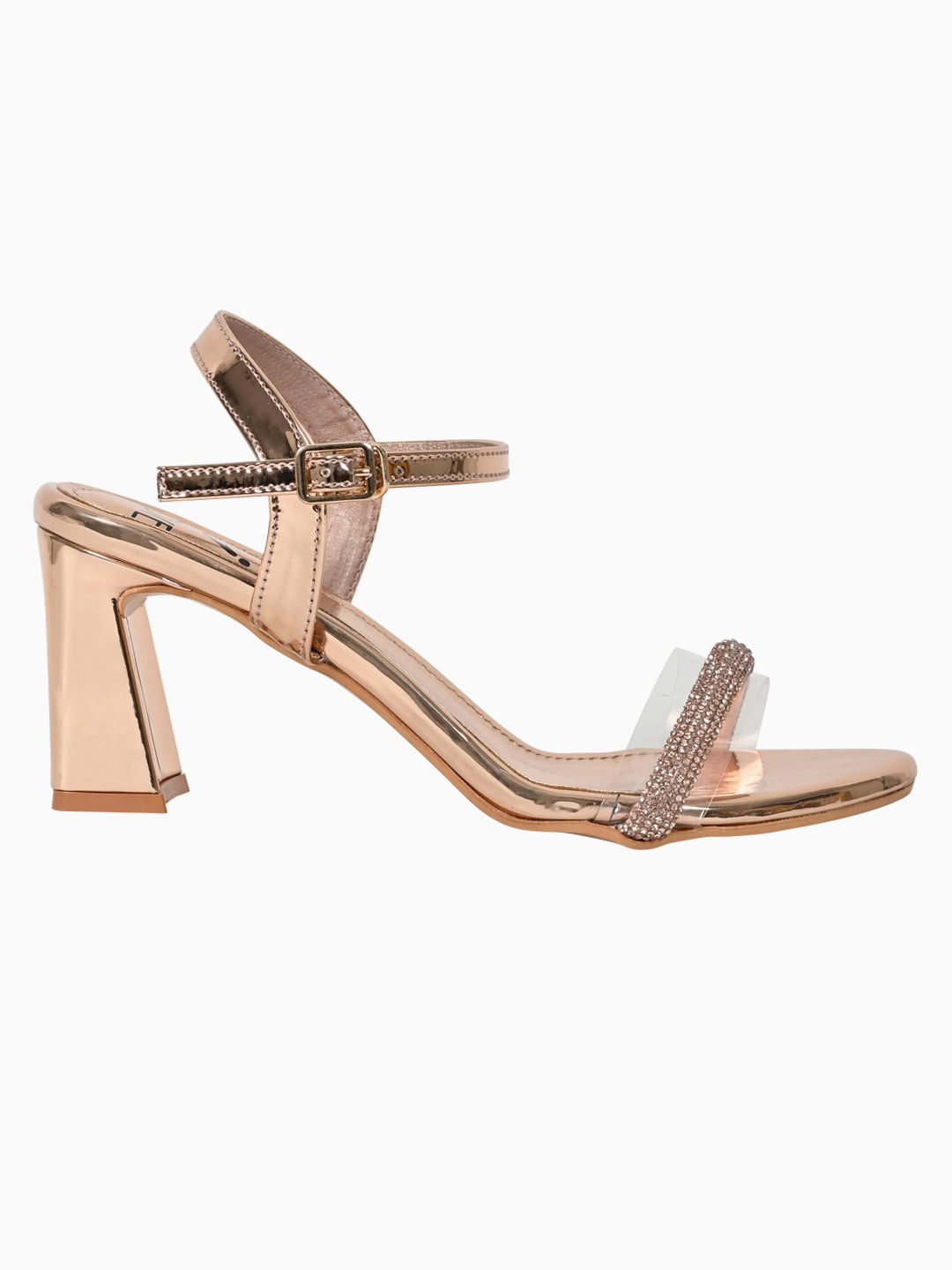 Footwear, Women Footwear, Rose Gold Sandals