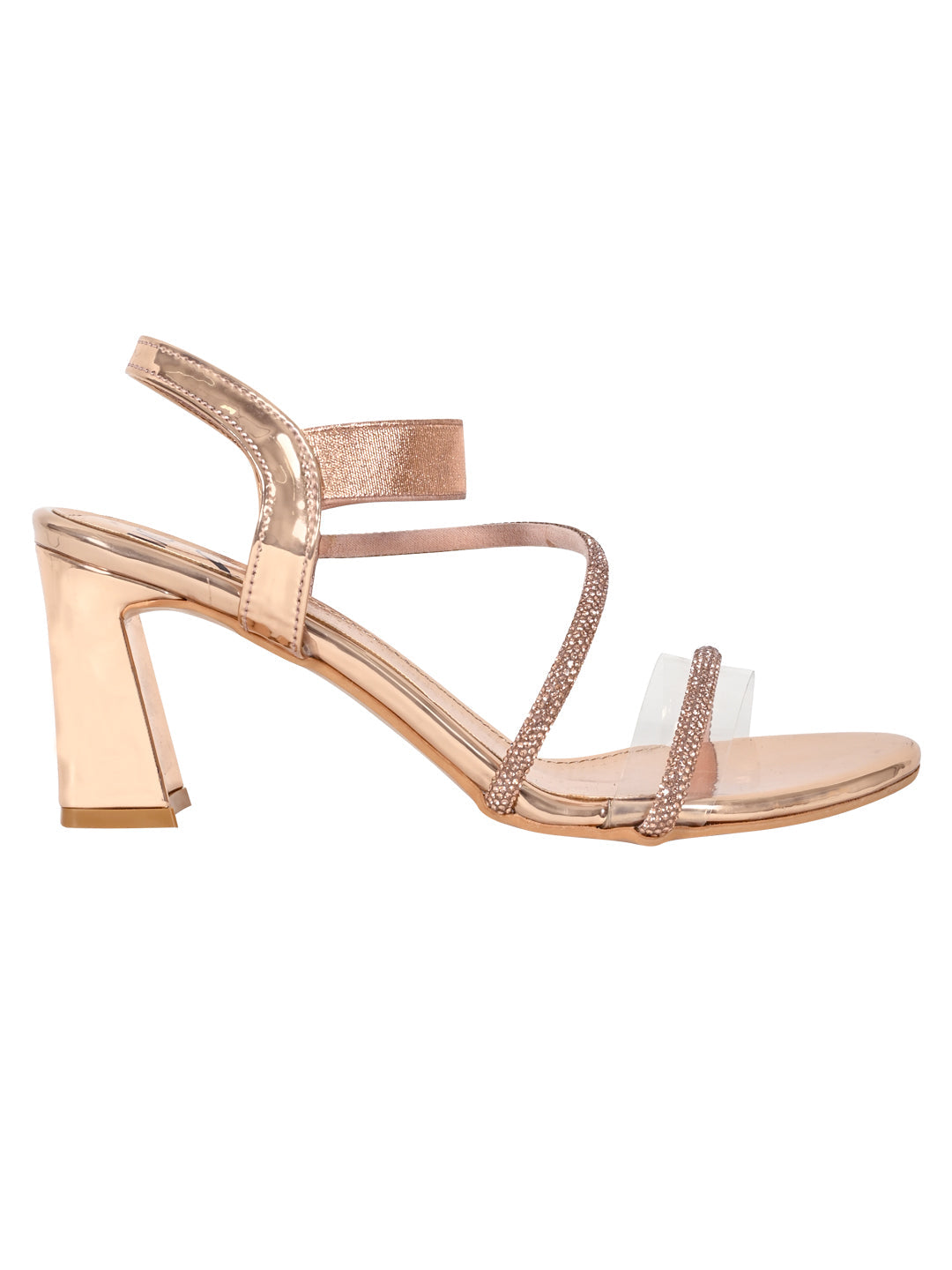 Footwear, Women Footwear, Rose Gold Sandals