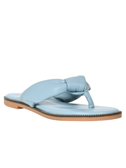 Footwear, Women Footwear, Aqua T-Strap Flats