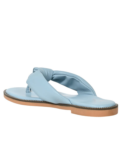 Footwear, Women Footwear, Aqua T-Strap Flats