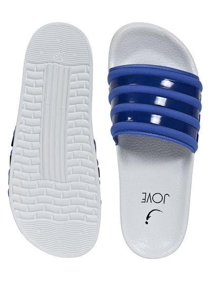 Footwear, Women Footwear, Royal Blue Slides