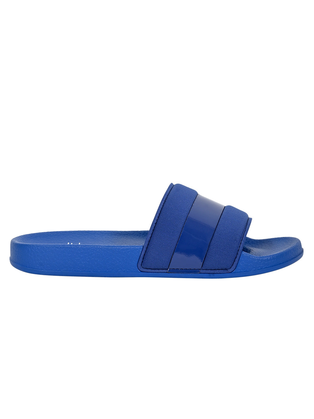 Footwear, Women Footwear, Royal Blue Slides