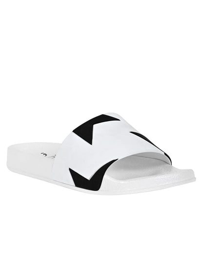 Footwear, Women Footwear, White Slides