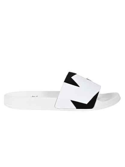 Footwear, Women Footwear, White Slides