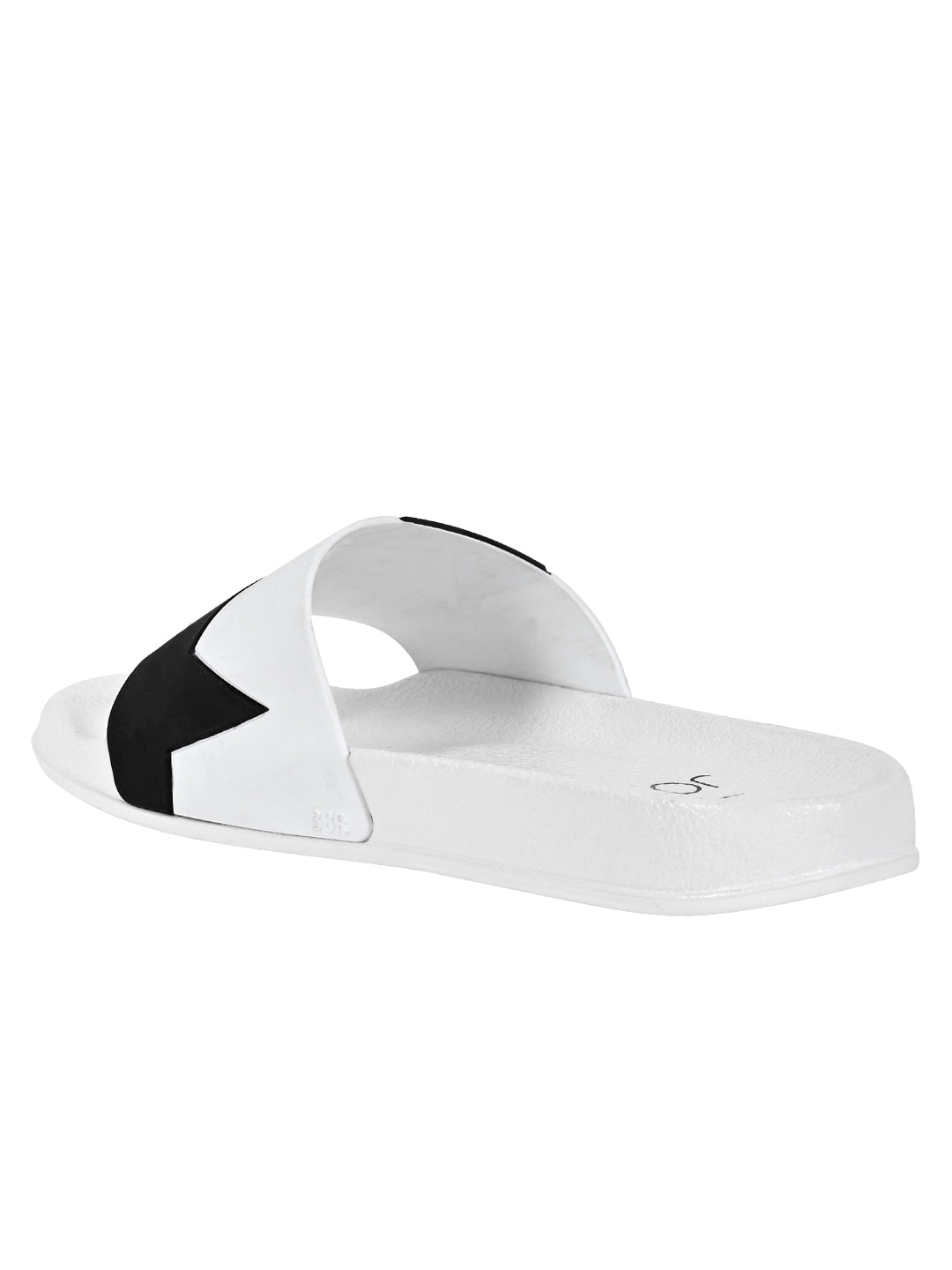 Footwear, Women Footwear, White Slides