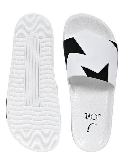 Footwear, Women Footwear, White Slides