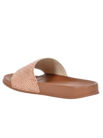 Footwear, Women Footwear, Brown Slides