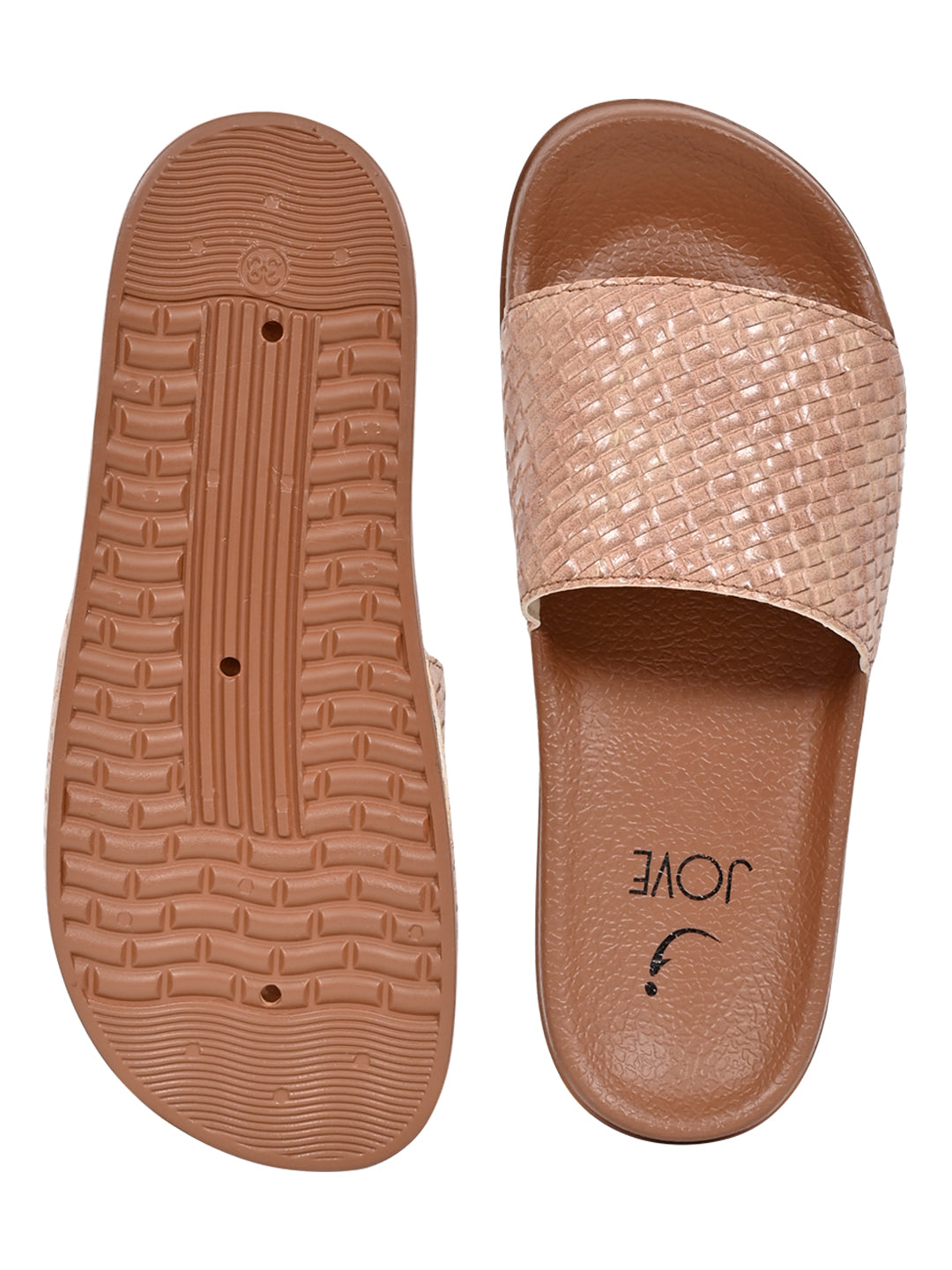 Footwear, Women Footwear, Brown Slides