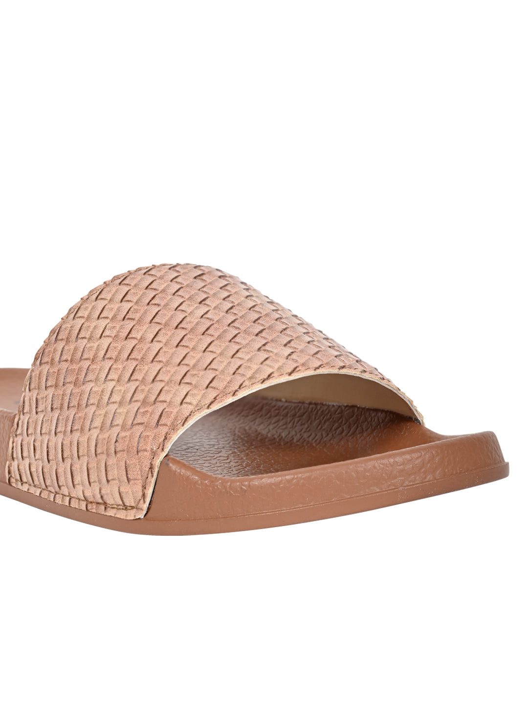 Footwear, Women Footwear, Brown Slides