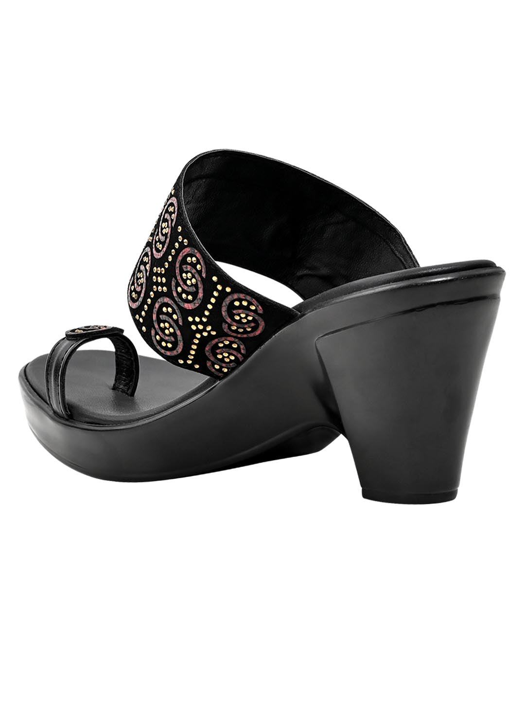 Footwear, Women Footwear, Black Sandals