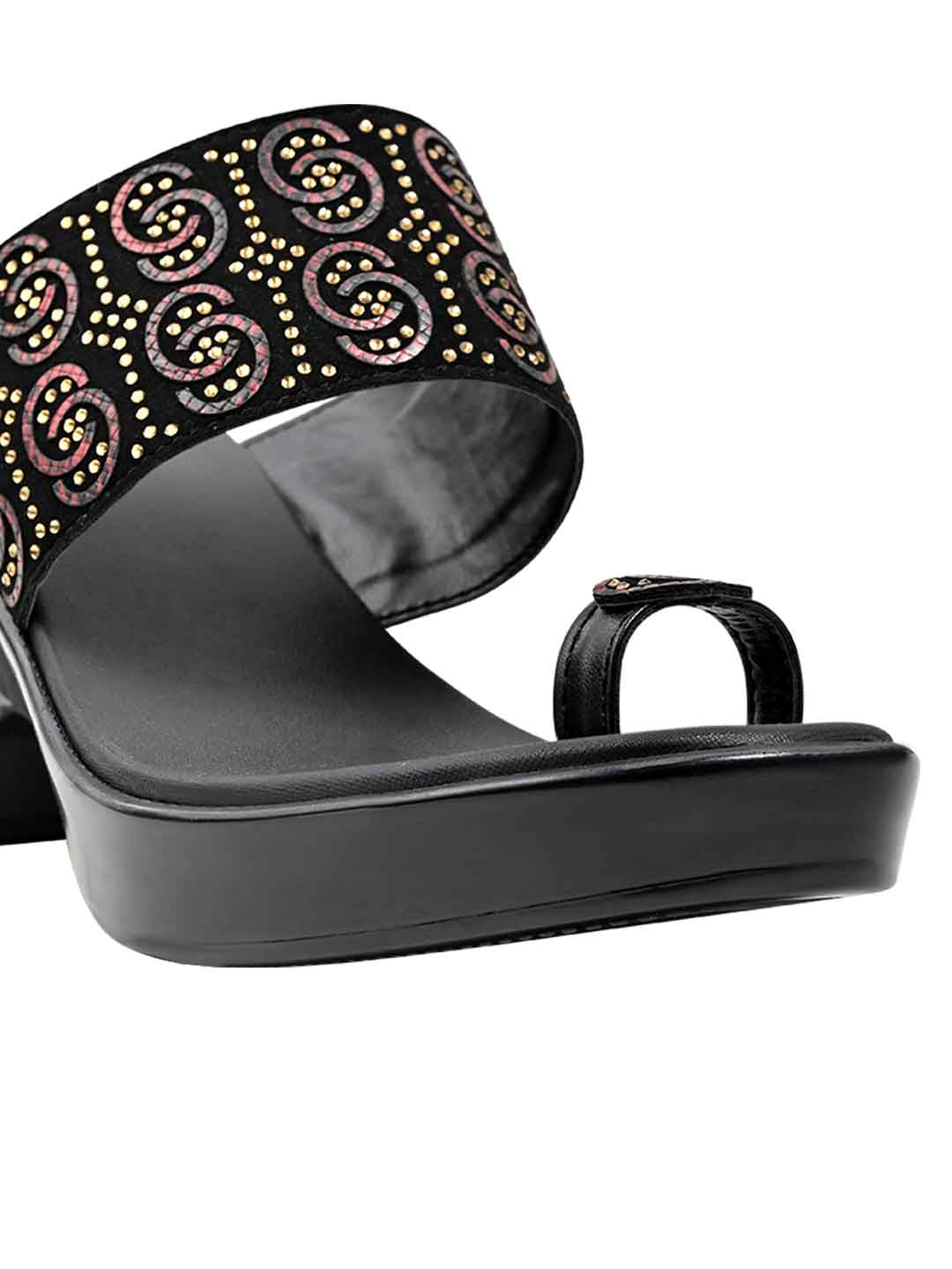 Footwear, Women Footwear, Black Sandals