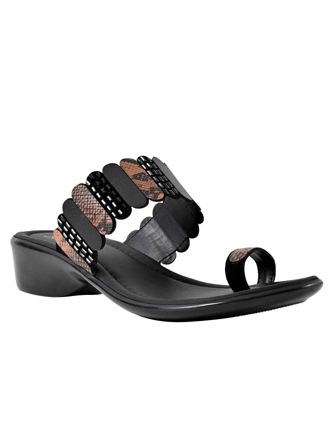 Footwear, Women Footwear, Black Sandals