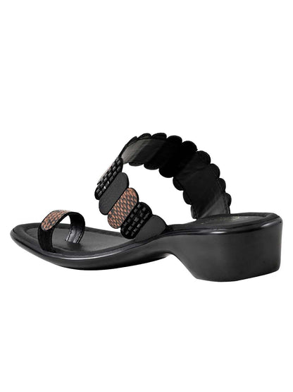 Footwear, Women Footwear, Black Sandals