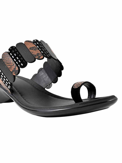 Footwear, Women Footwear, Black Sandals