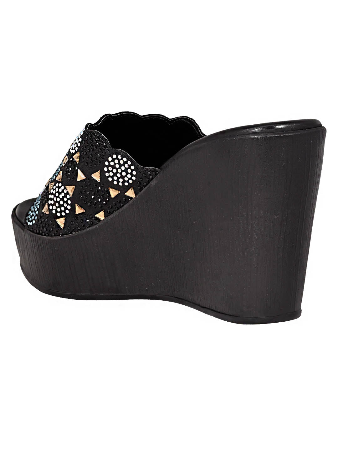 Footwear, Women Footwear, BLACK, Platform Sandals