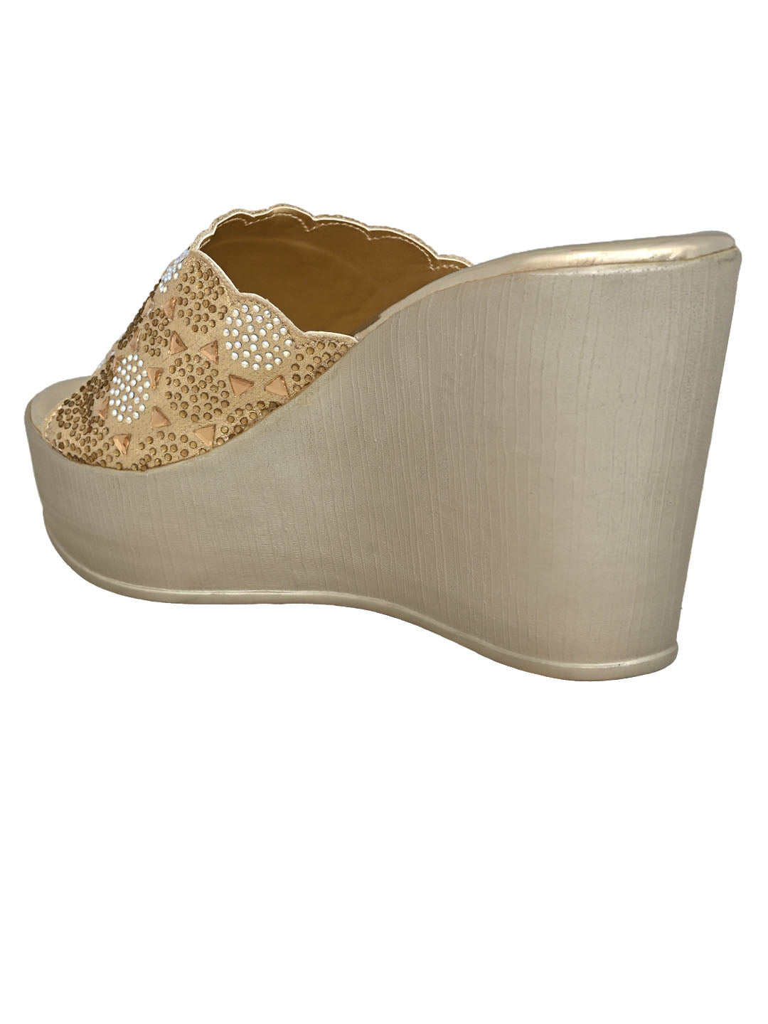 Footwear, Women Footwear, GOLD, Platform Sandals