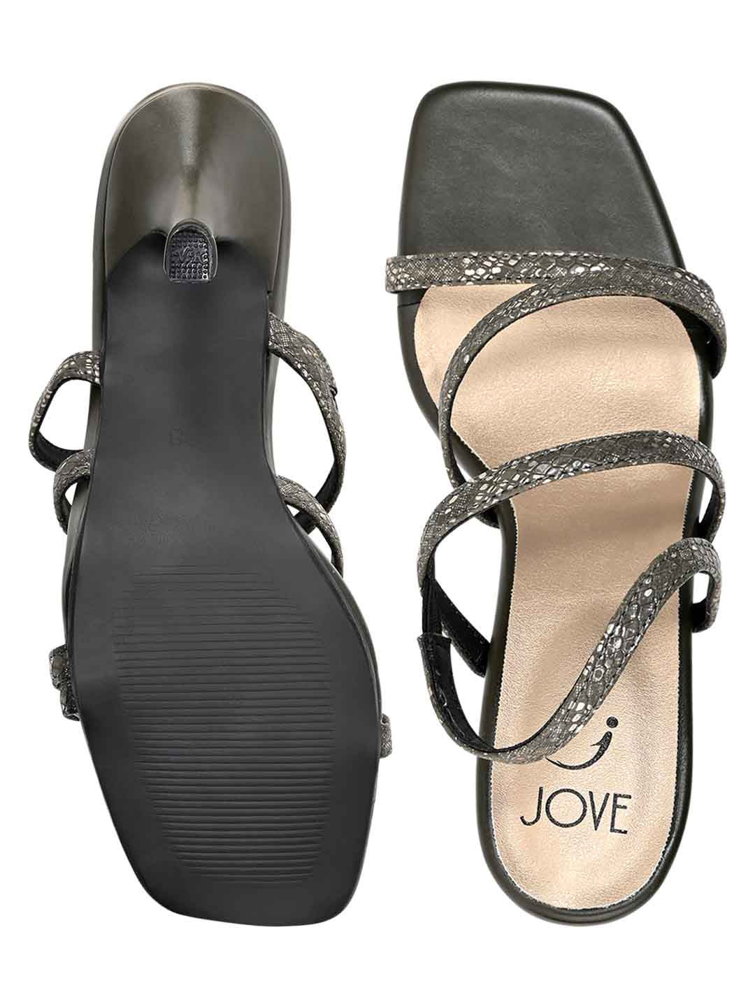 Footwear, Women Footwear, Grey Stilettos