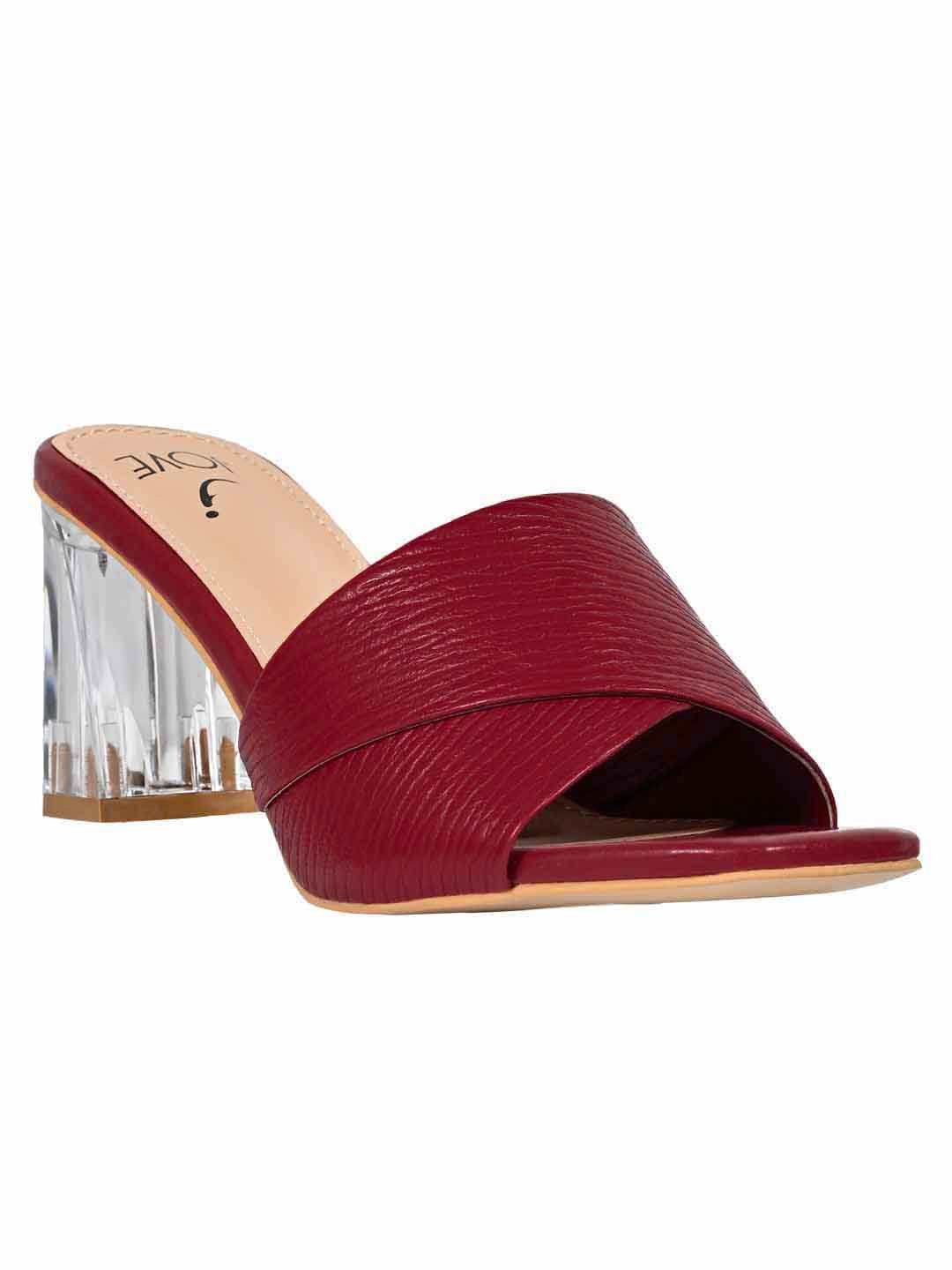 Footwear, Women Footwear, CHERRY, Open Toe Heel Sandals