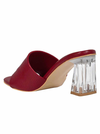 Footwear, Women Footwear, CHERRY, Open Toe Heel Sandals