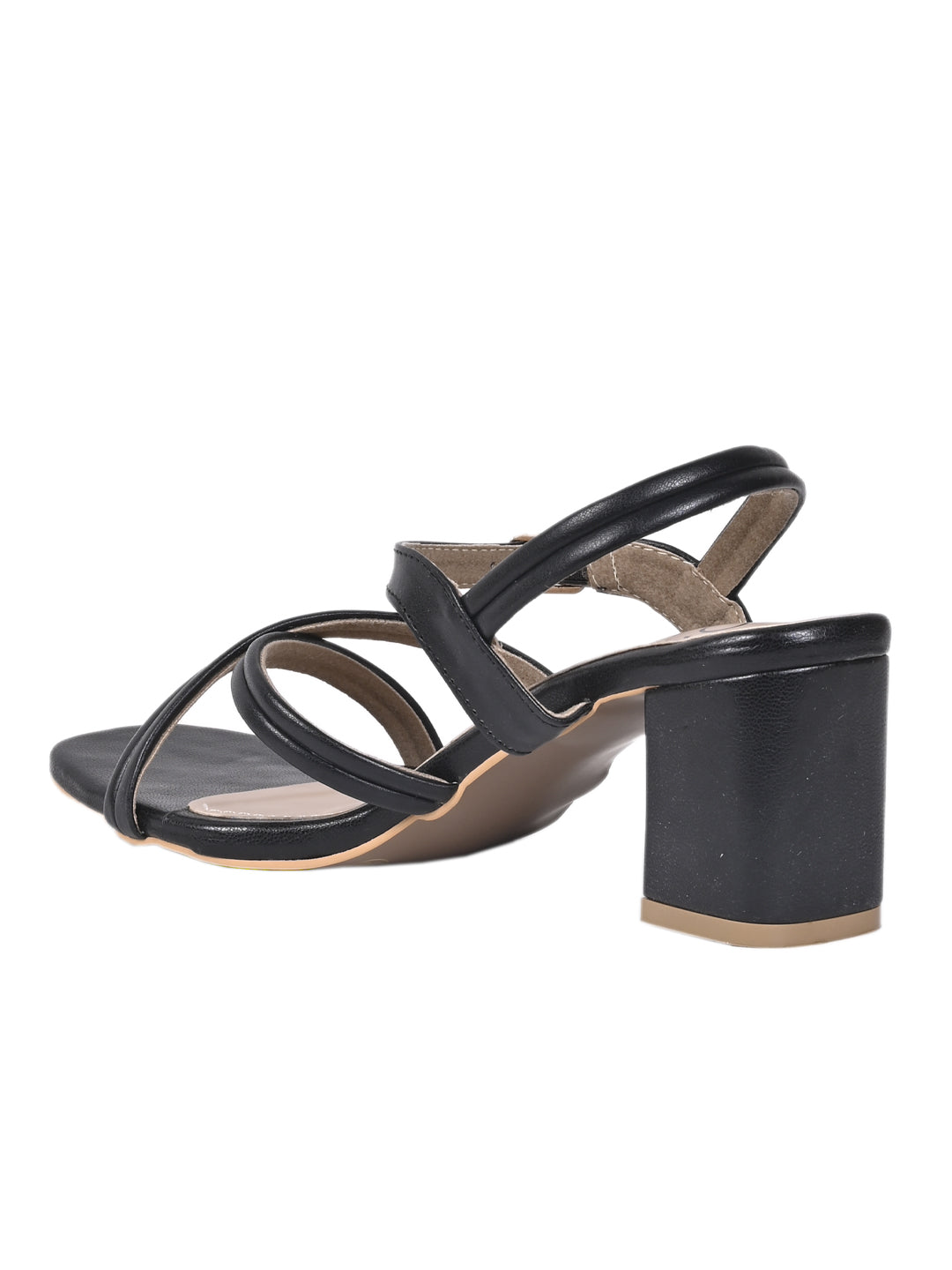 Women, Women Footwear, Black Sandals