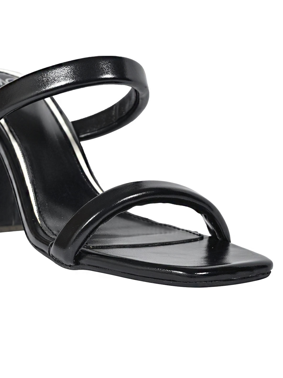 Footwear, Women Footwear, BLACK, Open Toe Heel Sandals