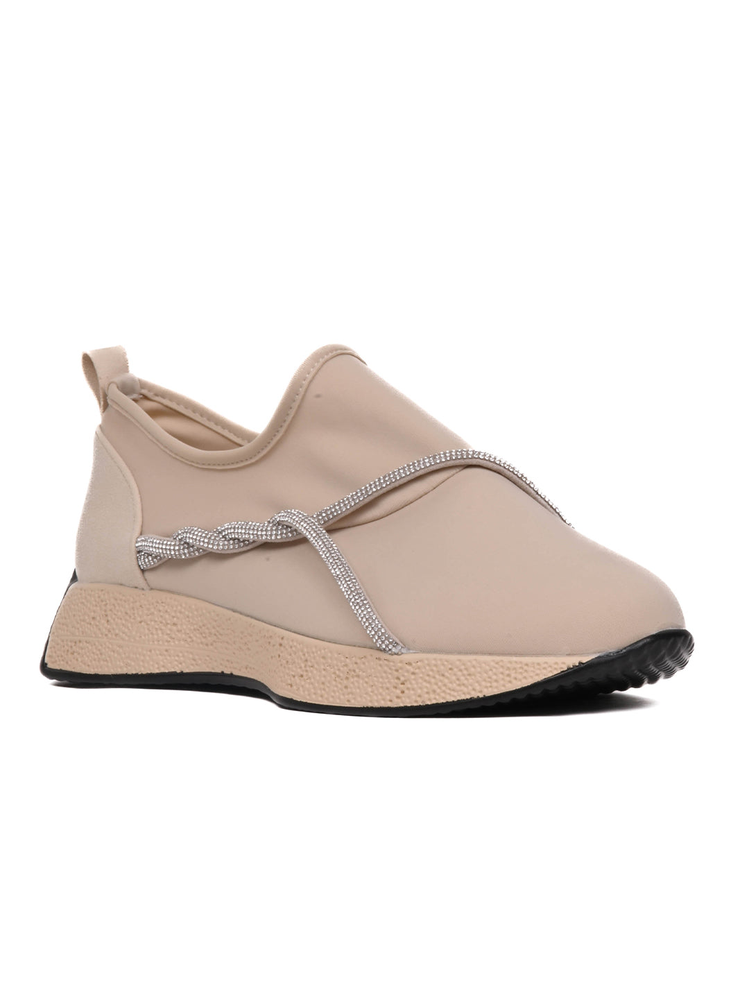 Women, Women Footwear, Beige Loafers