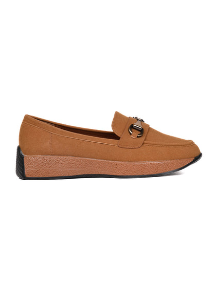 Women, Women Footwear, Camel Loafers