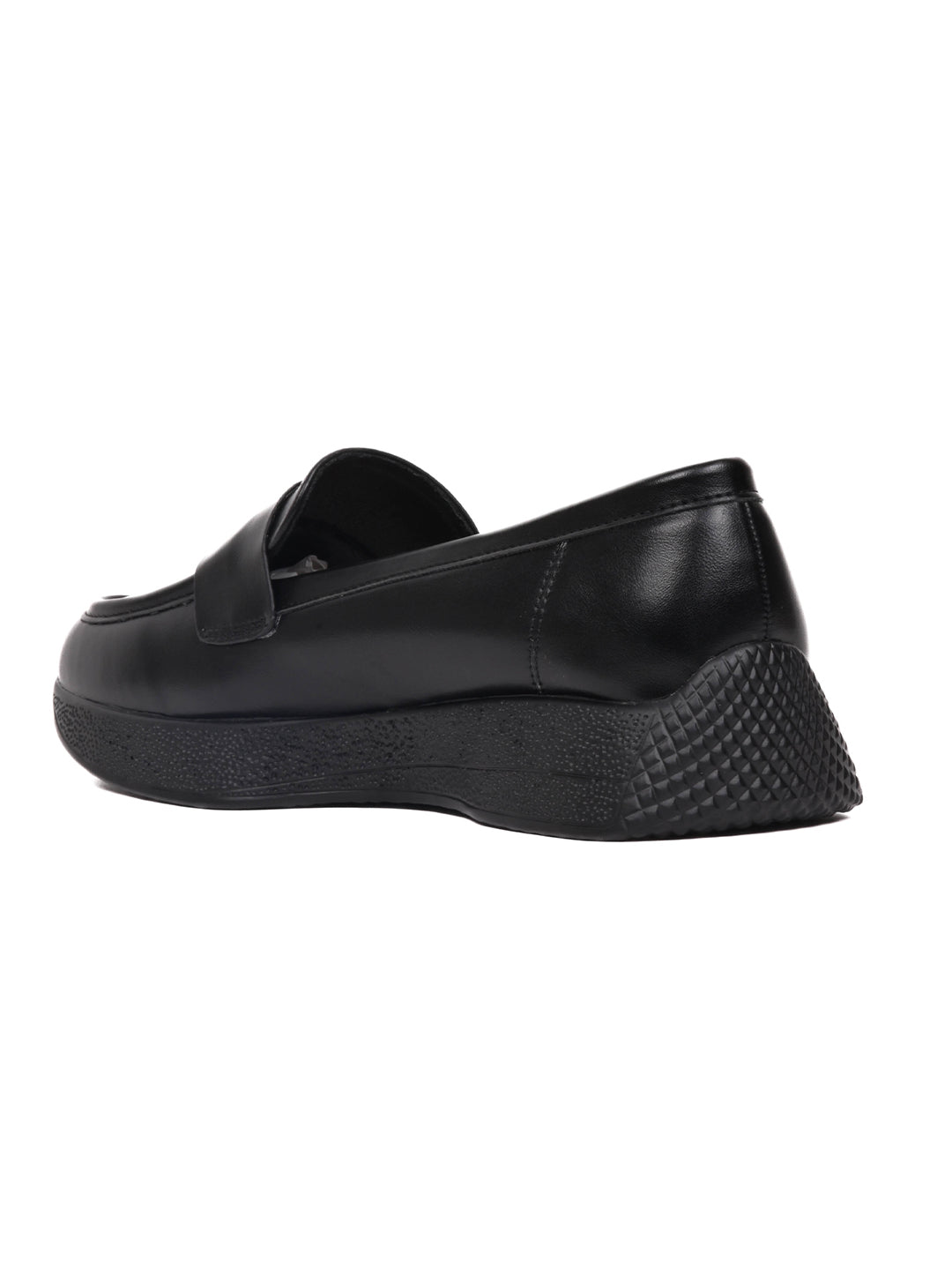 Women, Women Footwear, Black Loafers