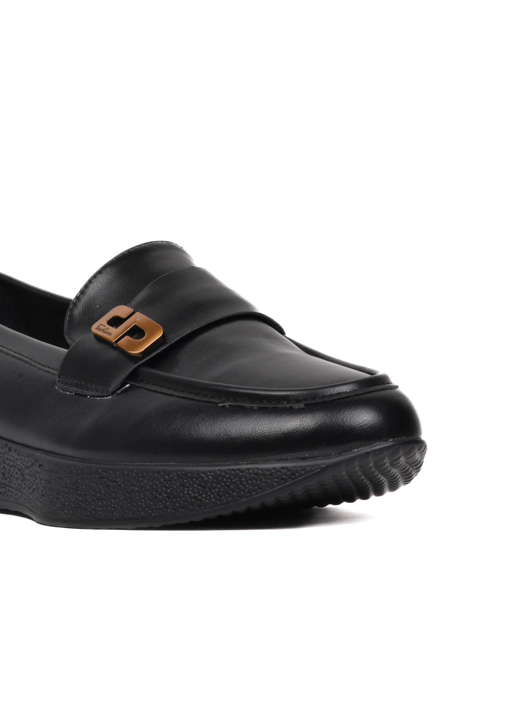 Women, Women Footwear, Black Loafers