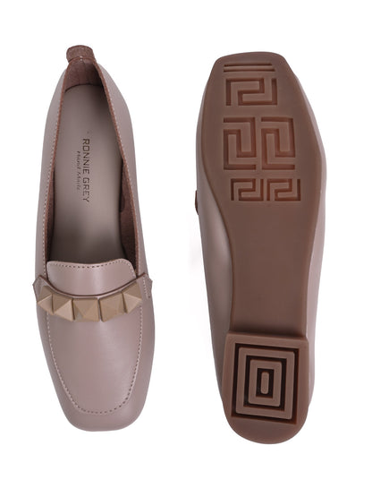 Women, Women Footwear, Nude Loafers