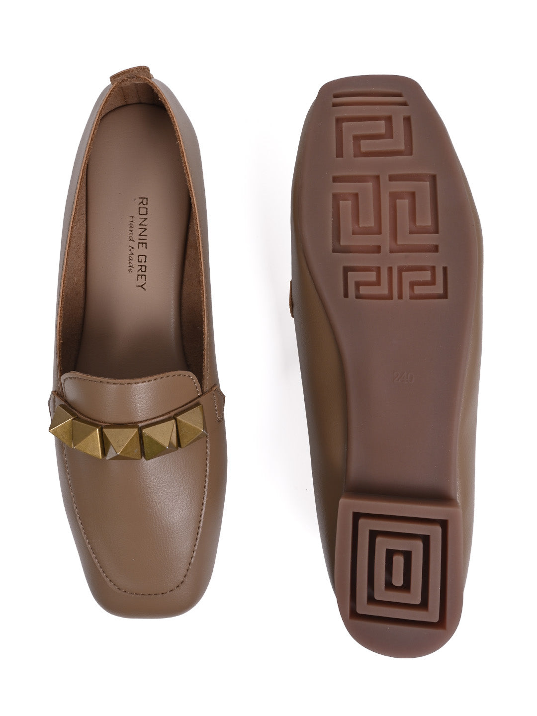 Women, Women Footwear, Tan Loafers