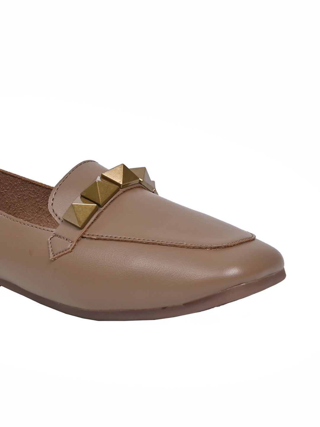 Women, Women Footwear, Tan Loafers