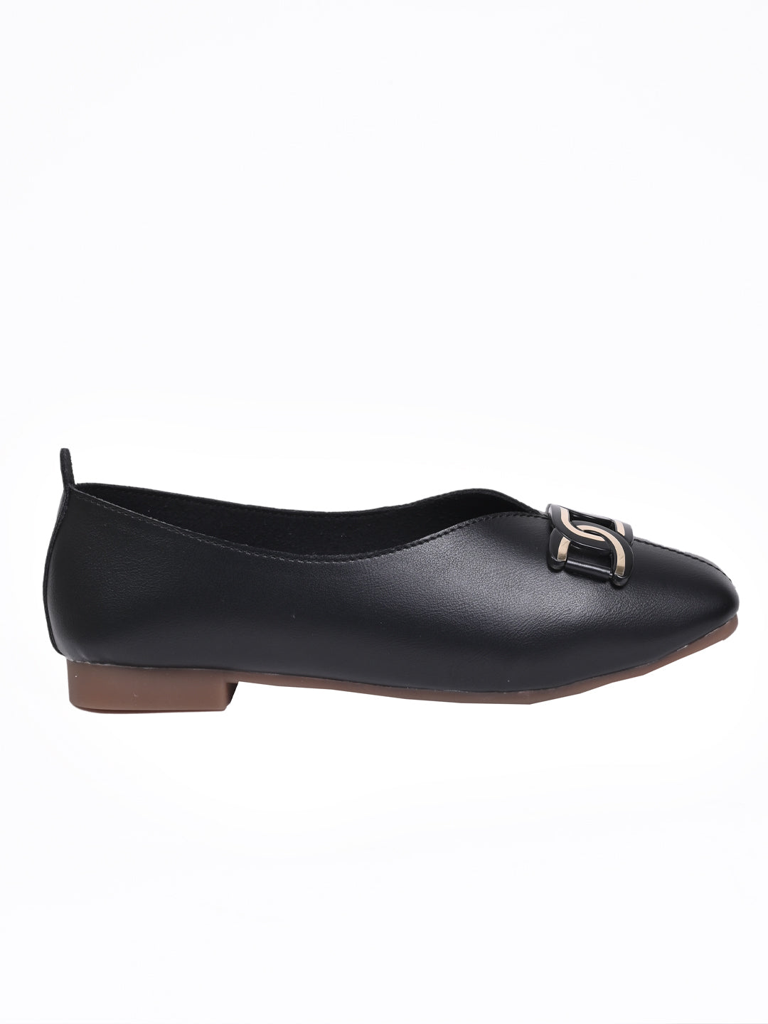 Women, Women Footwear, Black Ballerinas