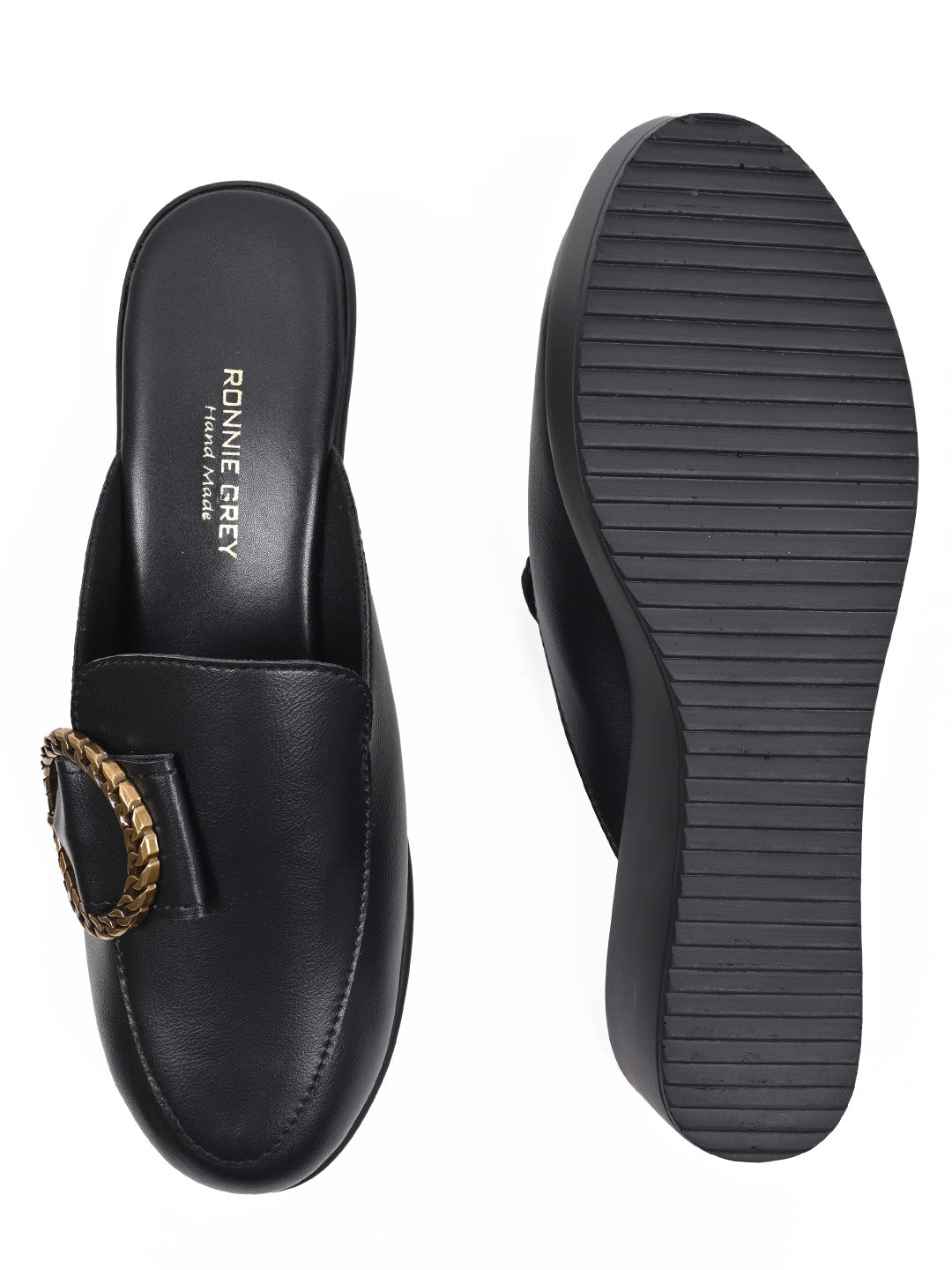 Women, Women Footwear, Black Mules