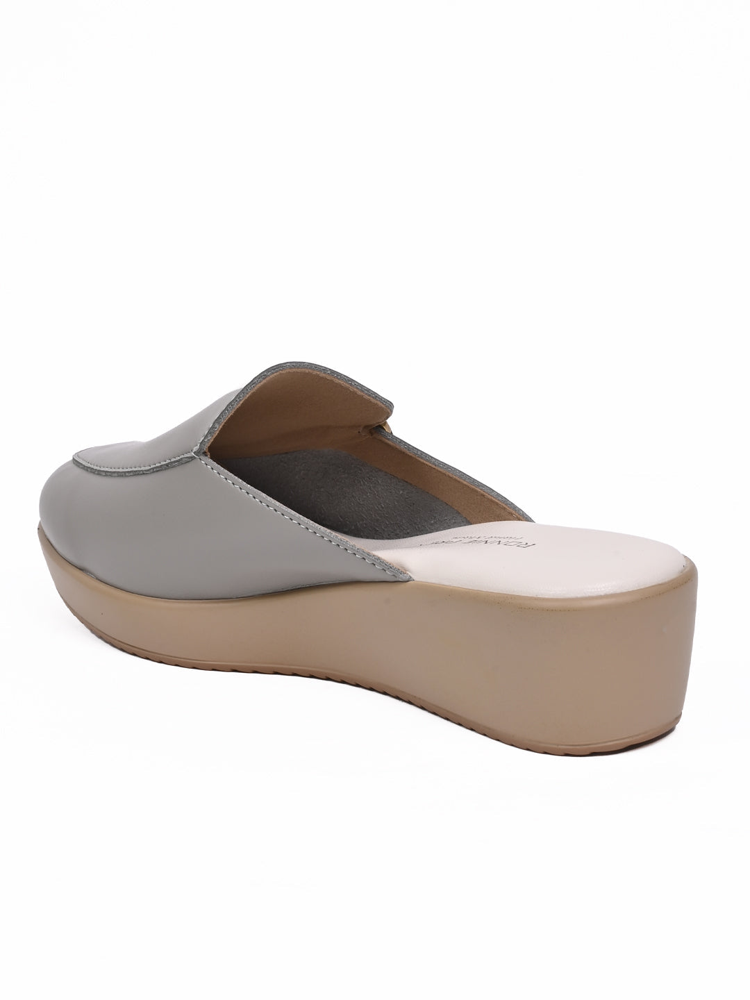 Women, Women Footwear, Grey Mules