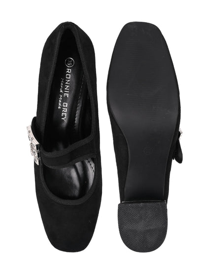 Women, Women Footwear, Black Pumps