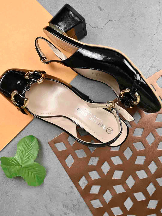 Footwear, Women Footwear, Black Pumps